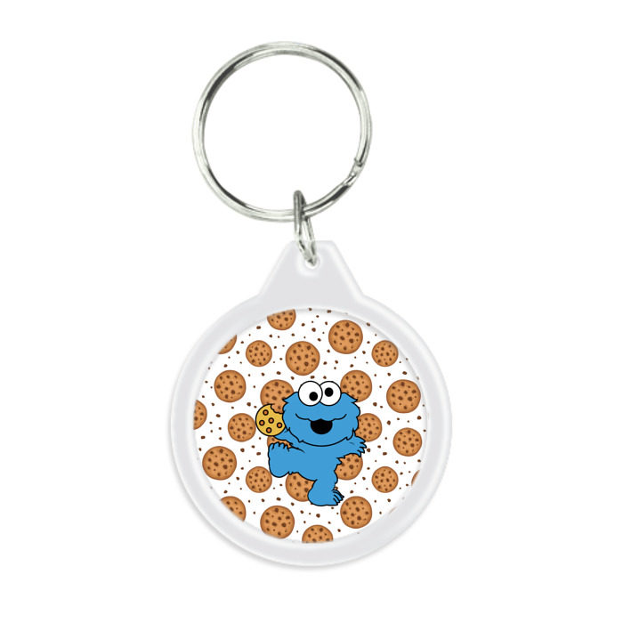 Брелок круглый Cookie monster фото