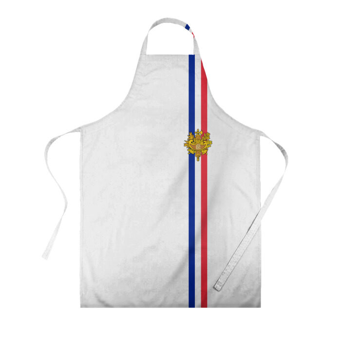 Фартук 3D Франция, лента с гербом фото