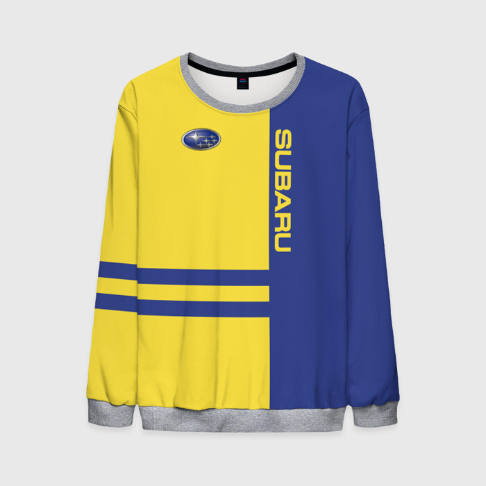 Мужской свитшот 3D Subaru фото