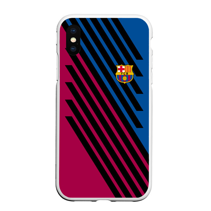 Чехол для iPhone XS Max матовый BARCELONA SPORT фото