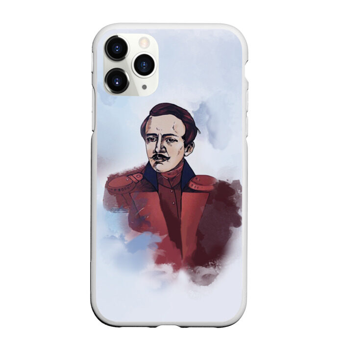 Чехол для iPhone 11 Pro матовый Лермонтов Михаил фото