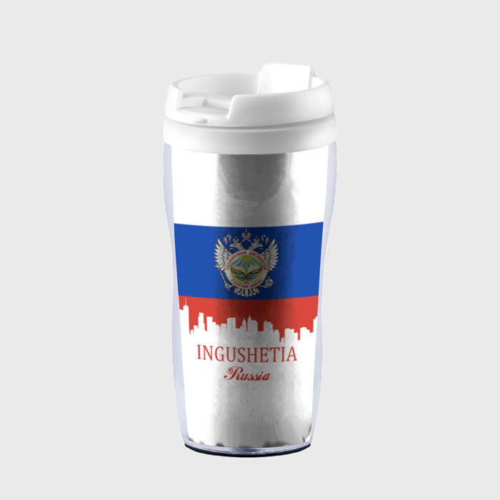 Термокружка-непроливайка INGUSHETIA (Ингушетия) фото