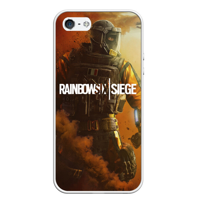 Чехол для iPhone 5/5S матовый RAINBOW SIX SIEGE OUTBREAK фото