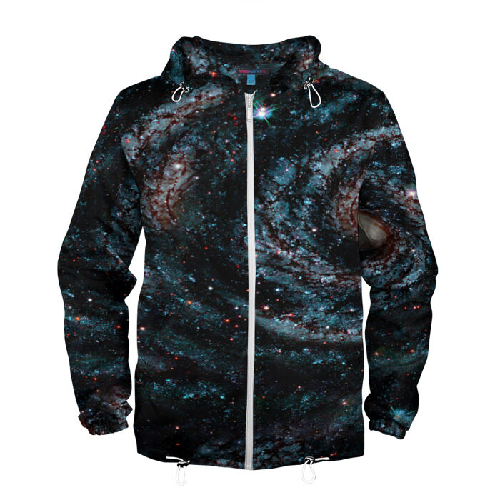Мужская ветровка 3D Галактика фото