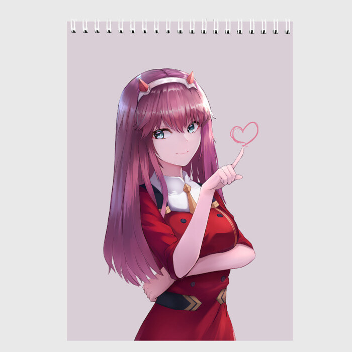 Скетчбук Darling in the FranXX фото