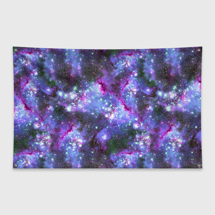 Флаг-баннер Сияние звёзд фото