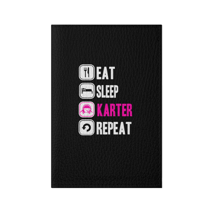 Обложка для паспорта матовая кожа Вика Картер фото