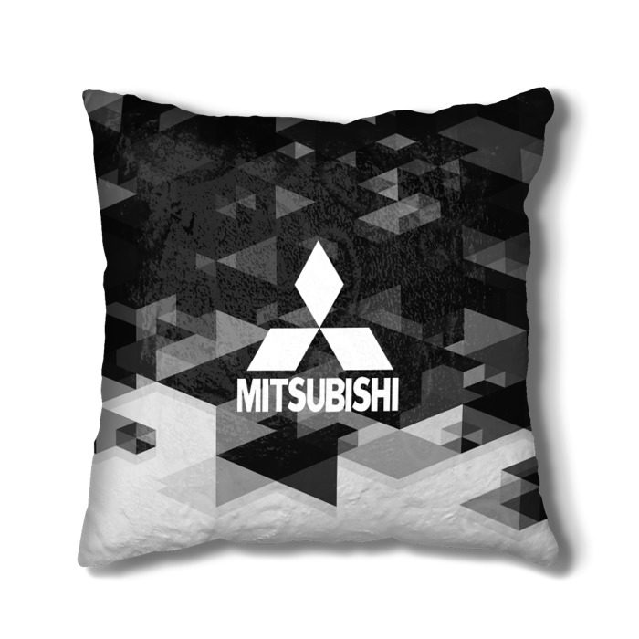 Подушка 3D Mitsubishi sport geometry фото