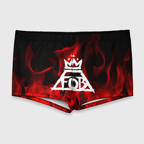 Мужские купальные плавки 3D Fall out Boy фото