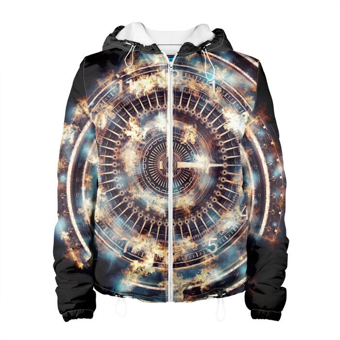 Женская куртка 3D Волшебные часы фото