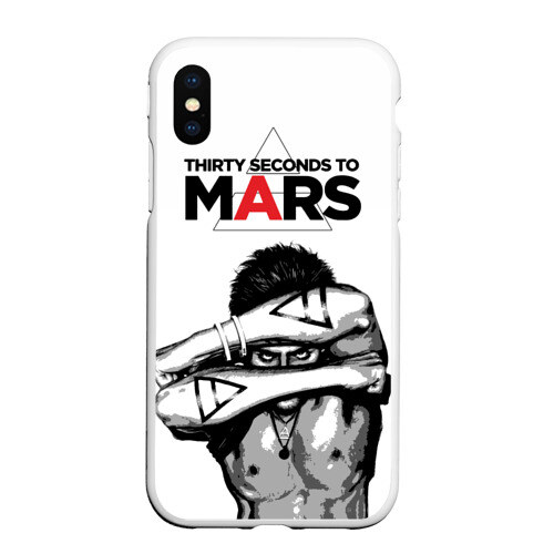 Чехол для iPhone XS Max матовый 30 seconds to Mars фото