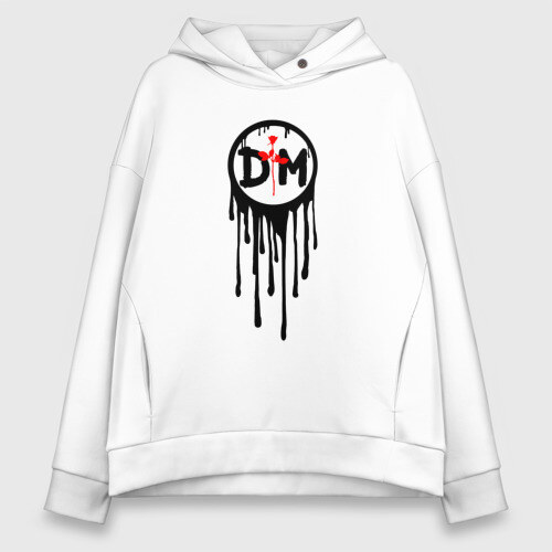 Женское худи Oversize хлопок Depeche Mode фото