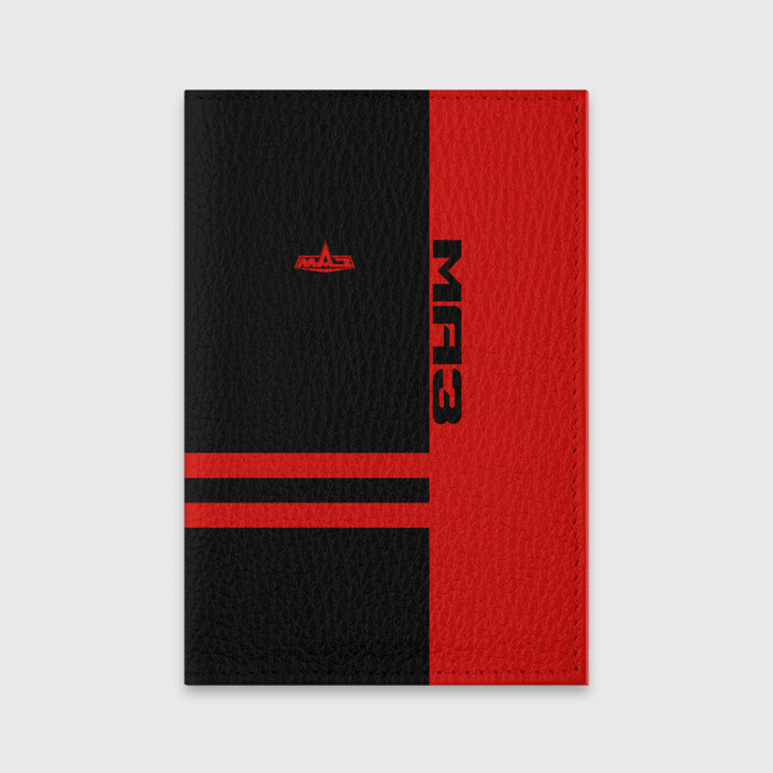 Обложка для паспорта матовая кожа МАЗ фото