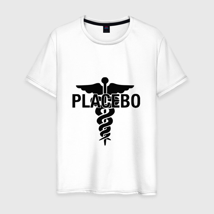 Мужская футболка хлопок Placebo фото