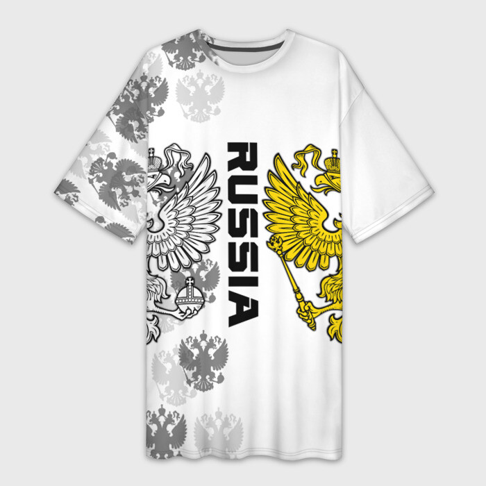 Платье-футболка 3D Russia фото