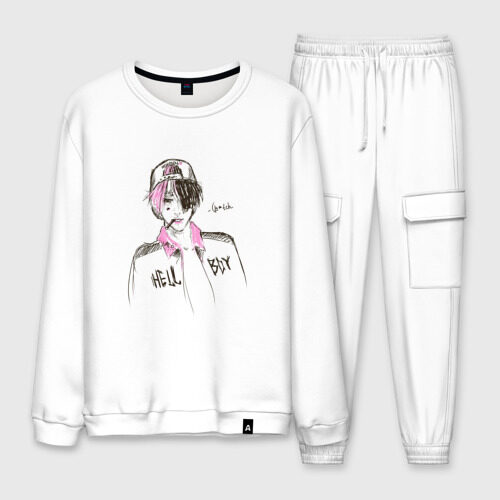 Мужской костюм хлопок Lil Peep Hellboy фото