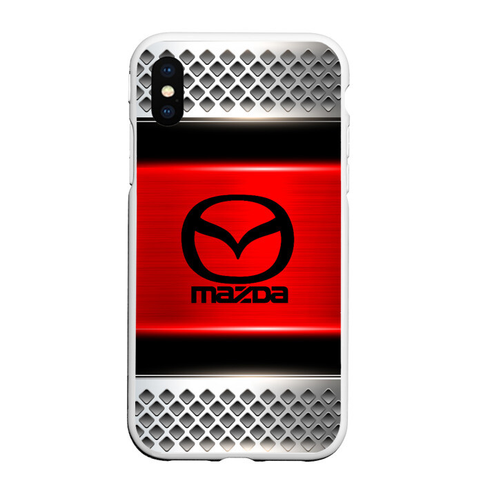 Чехол для iPhone XS Max матовый MAZDA фото