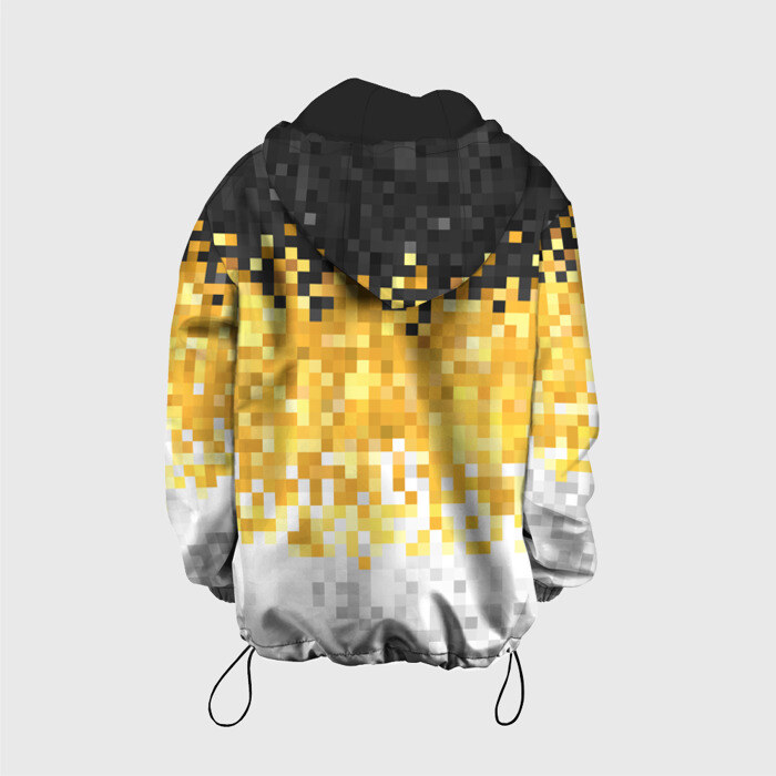 Детская куртка 3D 1858 Имперский флаг пикселами фото