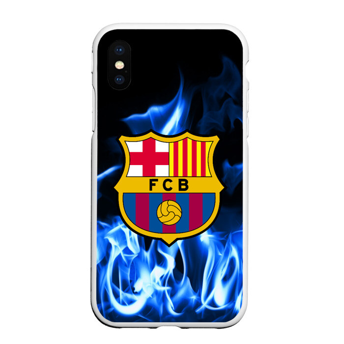 Чехол для iPhone XS Max матовый BARCELONA фото