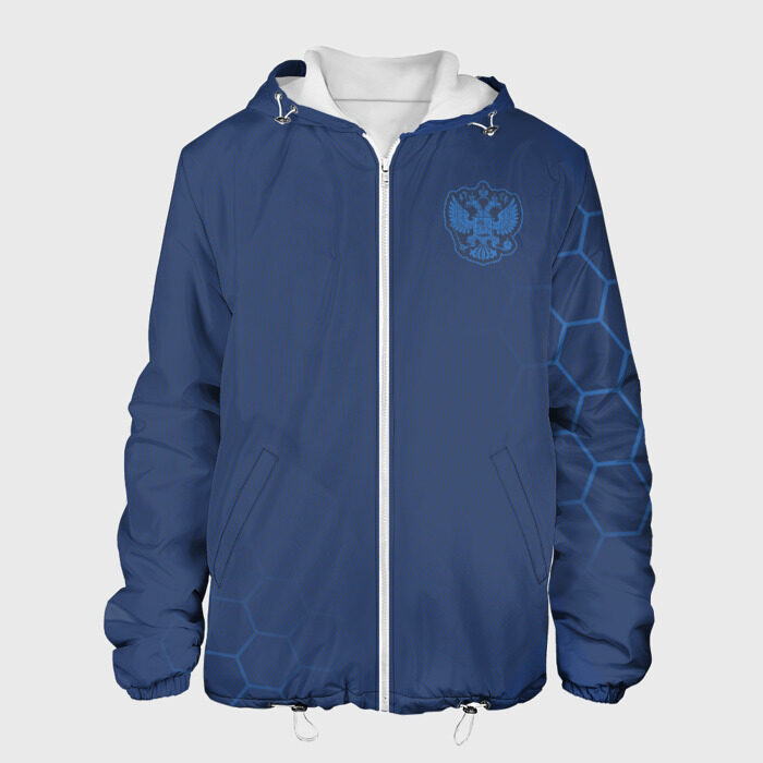 Мужская куртка 3D Russia 2018 (Light-Blue) фото