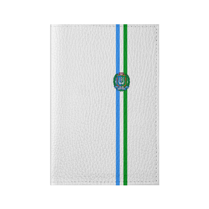 Обложка для паспорта матовая кожа Ханты-Мансийский округ фото