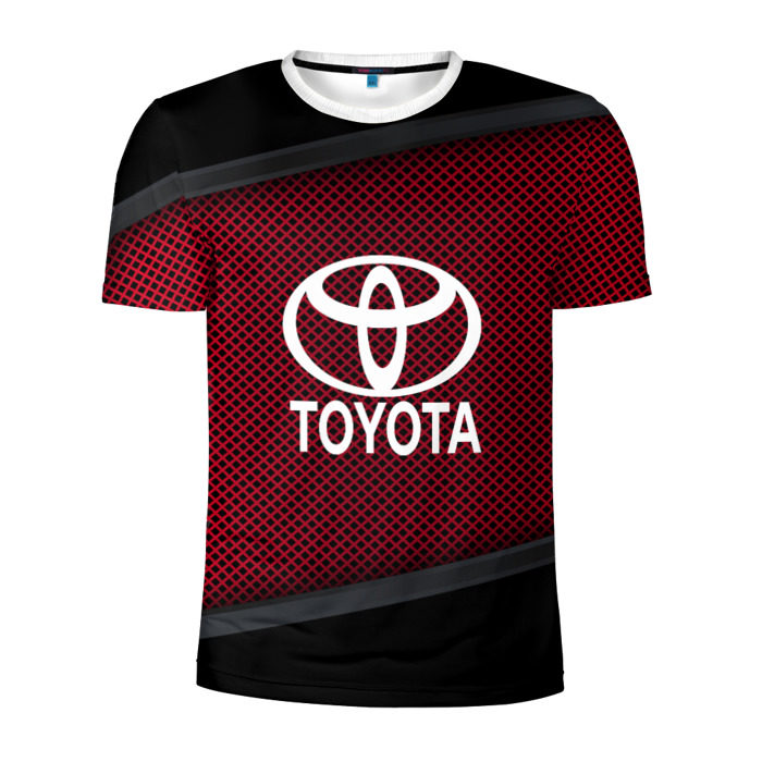 Мужская футболка 3D спортивная TOYOTA SPORT фото