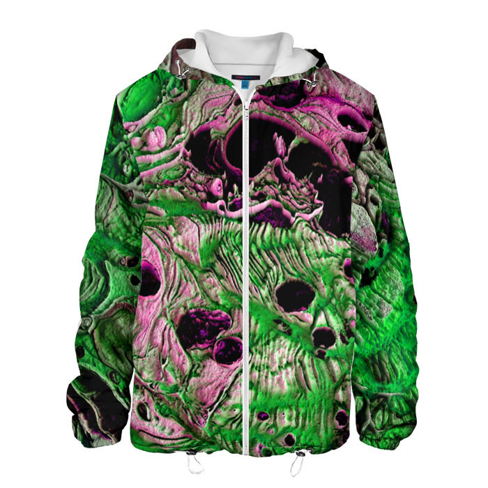 Мужская куртка 3D Кислотный космос фото
