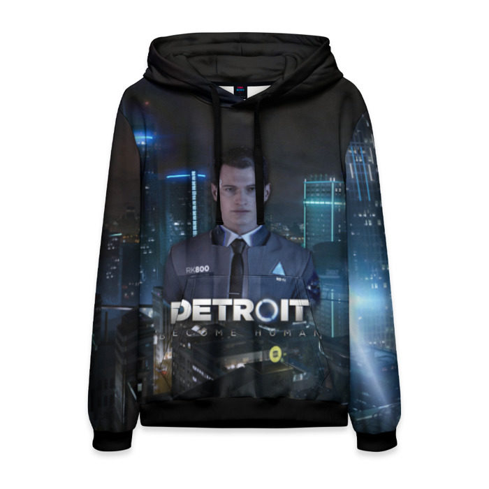 Мужская толстовка 3D Detroit: Become Human - Connor фото