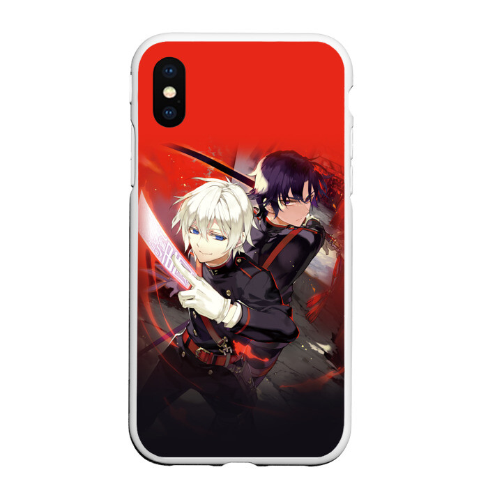 Чехол для iPhone XS Max матовый Shinya & Guren фото