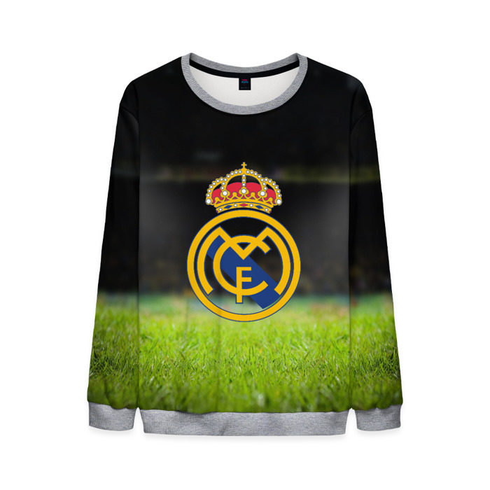 Мужской свитшот 3D REAL MADRID фото