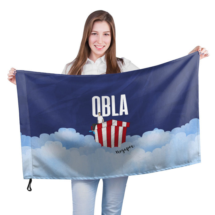 Флаг 3D OBLADAET фото