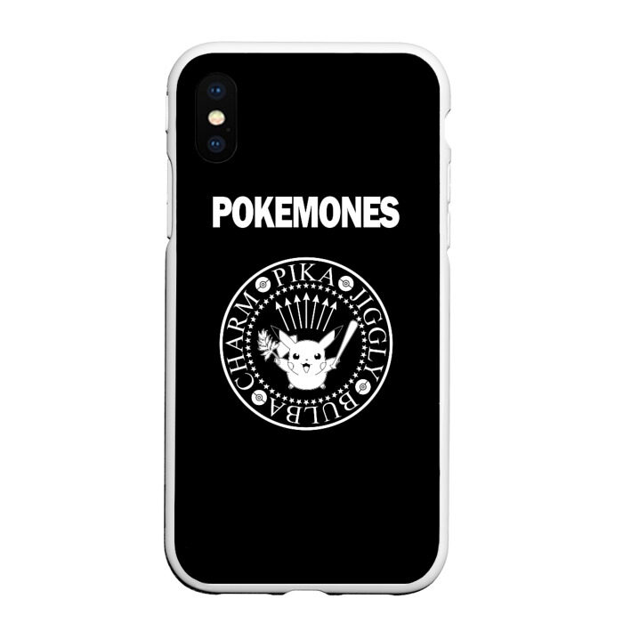 Чехол для iPhone XS Max матовый Pokemones фото