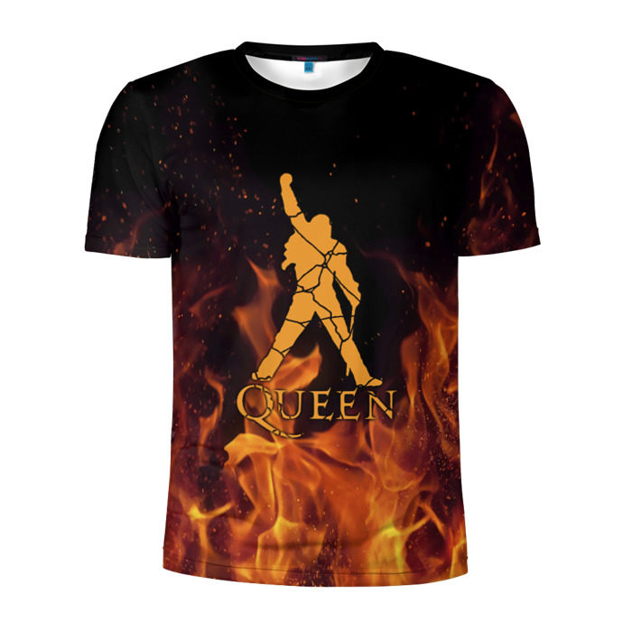 Мужская футболка 3D спортивная Queen фото