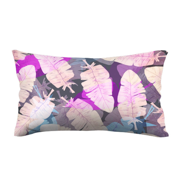 Подушка 3D антистресс Листья Градиент фото