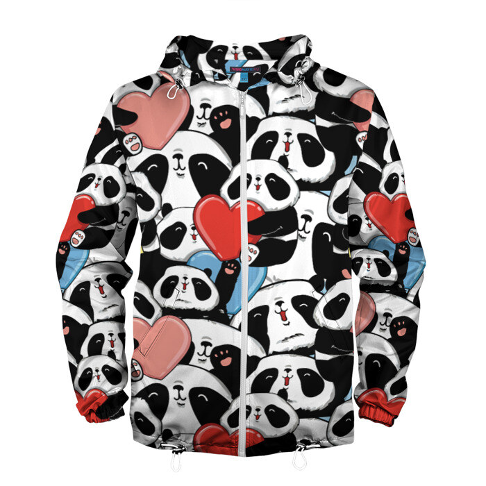 Мужская ветровка 3D Пандяшки фото