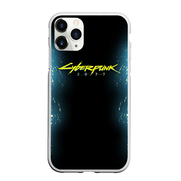 Чехол для iPhone 11 Pro матовый CYBERPUNK 2077 фото