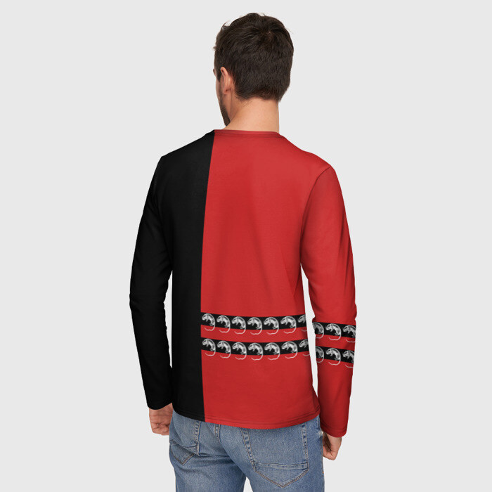 Мужской лонгслив 3D Кровосток фото