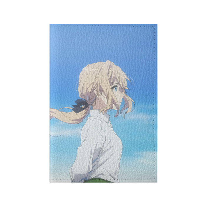 Обложка для паспорта матовая кожа Violet Evergarden фото