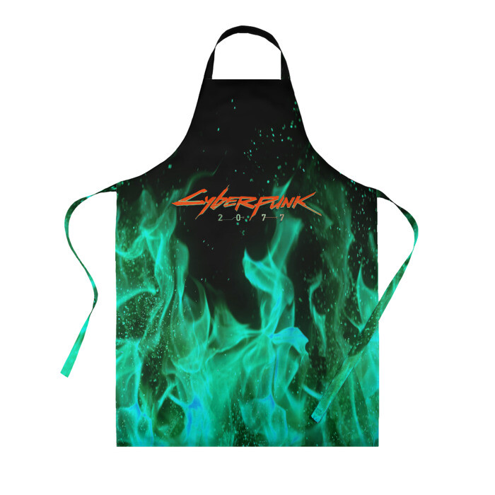 Фартук 3D CYBERPUNK 2077 SAMURAI фото