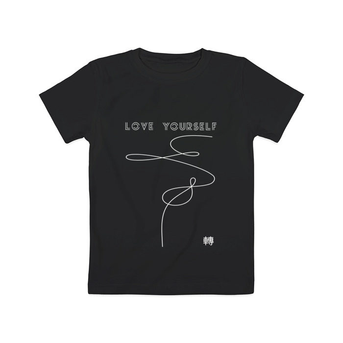 Детская футболка хлопок LOVE YOURSELF_ фото