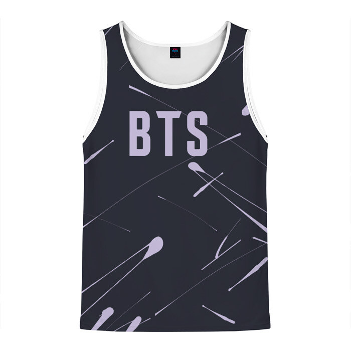 Мужская майка 3D BTS фото