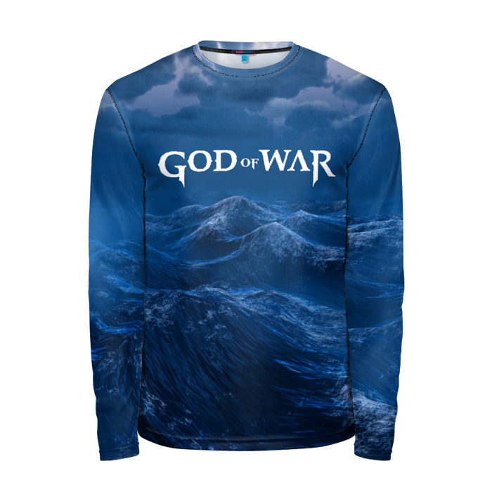 Мужской лонгслив 3D God of WAR фото