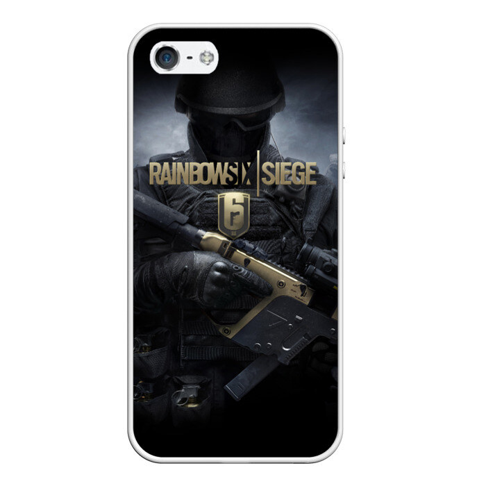 Чехол для iPhone 5/5S матовый RAINBOW SIX SIEGE фото