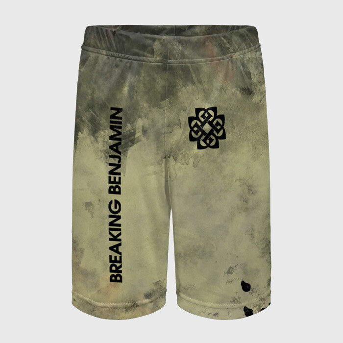 Детские спортивные шорты 3D Breaking Benjamin фото