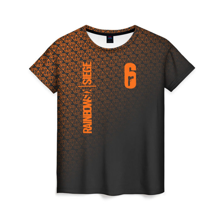 Женская футболка 3D RAINBOW SIX SIEGE DIAMOND фото