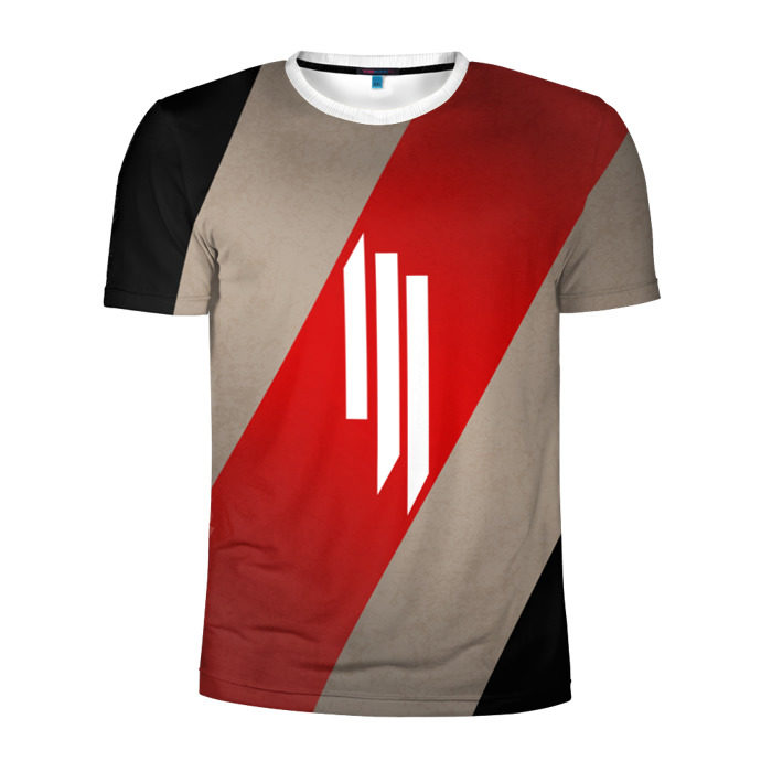 Мужская футболка 3D спортивная Skrillex фото