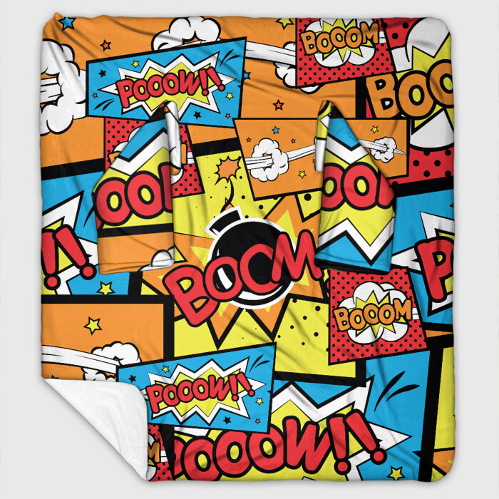 Плед с рукавами Boom Pop Art фото