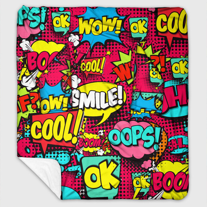 Плед с рукавами Стиль pop-art фото