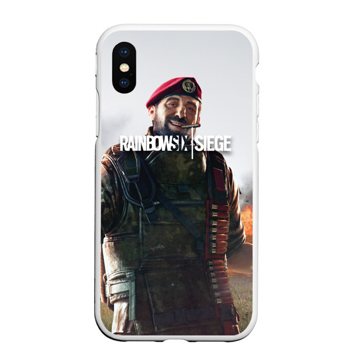 Чехол для iPhone XS Max матовый RAINBOW SIX SIEGE MAESTRO фото