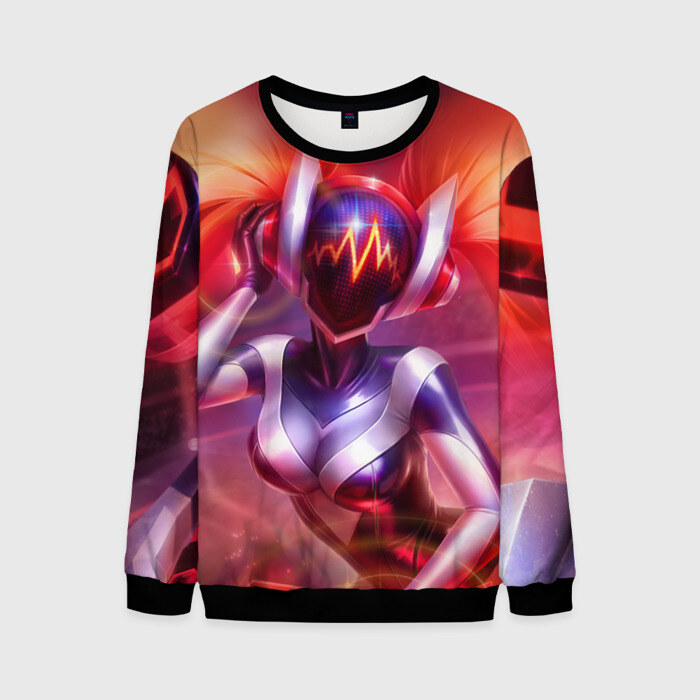 Мужской свитшот 3D DJ Sona | League of Legends фото